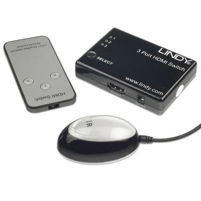 3 Port HDMI Switch with Remote Control